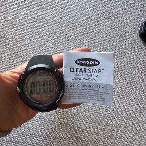 Ronstan Black Digital Race Timer Watch